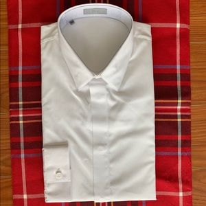 Men’s Dior Plain White Dress Shirt